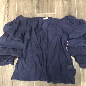 Off the shoulder ruffle top